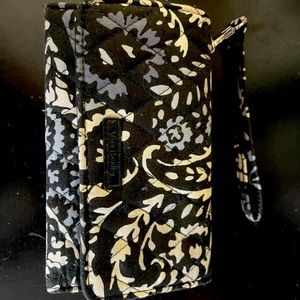 Vera Bradley Paisley Noir Cross Body and Wallet